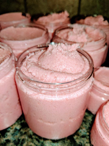 Botanicals Beauty signature collection Pink Champagne sugar scrub