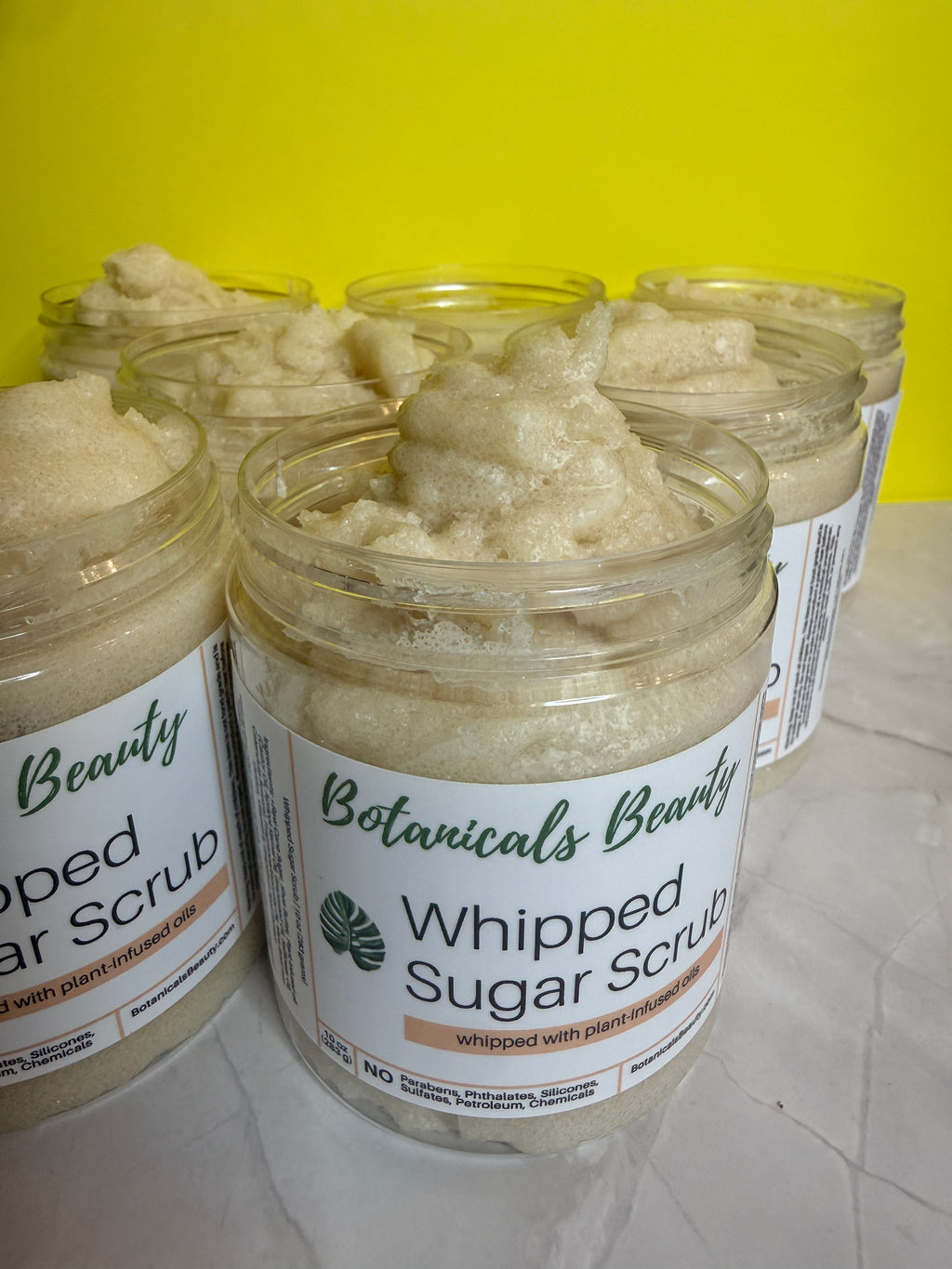 Botanicals Beauty summer collection Tropical Coconut Whipped Sugar Scrub
