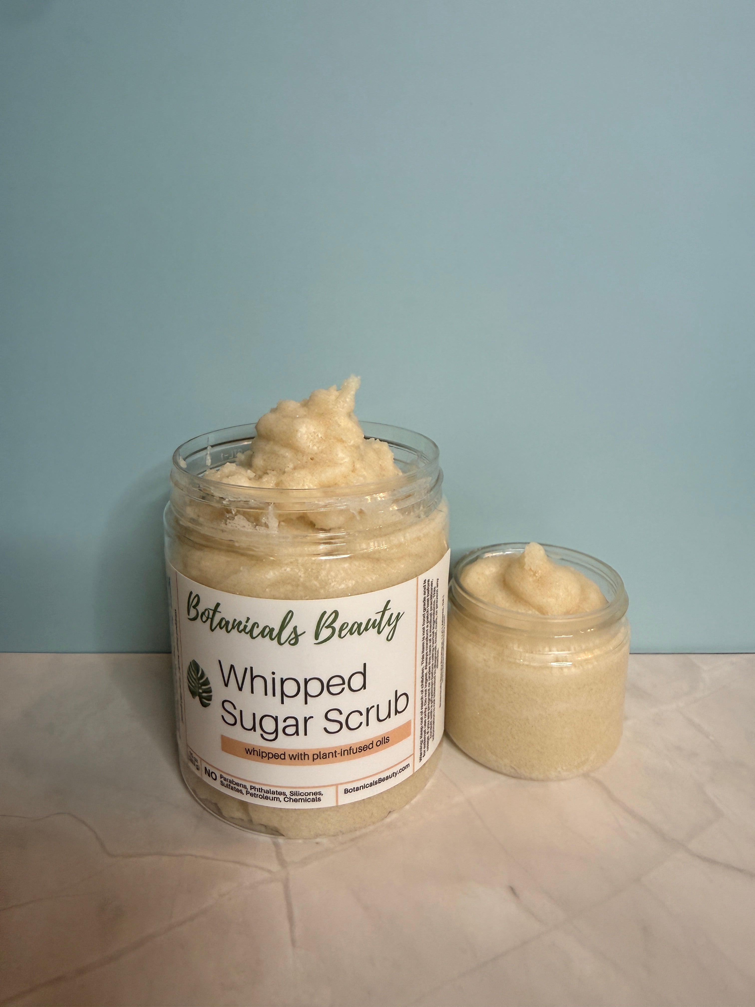 Botanicals Beauty summer collection Tropical Coconut Whipped Sugar Scrub